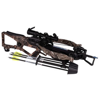 Excalibur Hybrid X - Mossy Oak DNA w/ Overwatch Scope + Soft Case E16323 in Camo - Excalibur