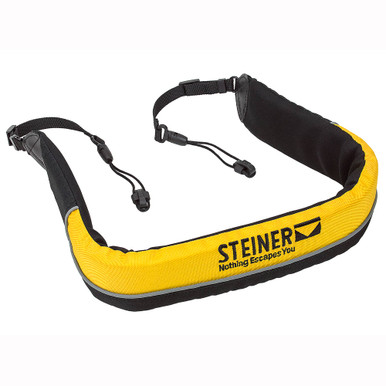 Steiner Navigator Open Hinge Yellow Float Strap 7699 in High-Visibility Yellow With Reflective Piping - Steiner