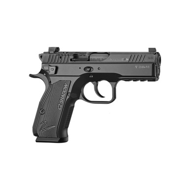 CZ-USA Shadow 2 9mm 4" Bbl 10rd Optics-Ready Compact Low Cap Pistol w/Fiber Optic Front Sights, Adjustable Rear Sights & Manual Safety 01252 - CZ-USA
