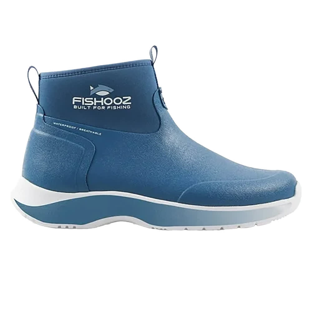 Fishooz DryRun Ankle Blue/White Size 9 Boots DRA-MA-BLU-M09 - Excellent Condition 8168 - fishooz