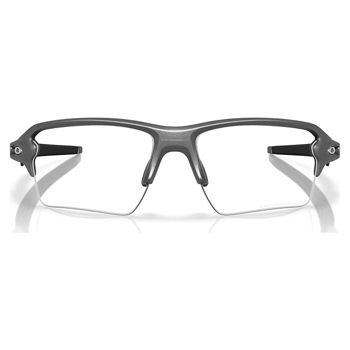 Oakley Flak 2.0 XXL Steel w/ Clear Photochromic 50% Black OO9488-0763 - Like New - Damaged Box 8185