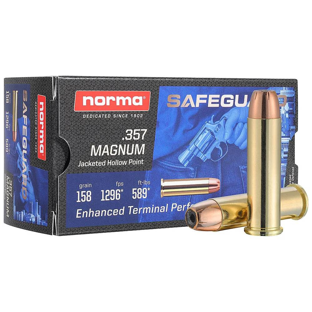Norma Ammo Norma Safeguard .357 Mag 125gr Pistol & Revolver Rimfire Ammo (50/box) 803504441 - Norma