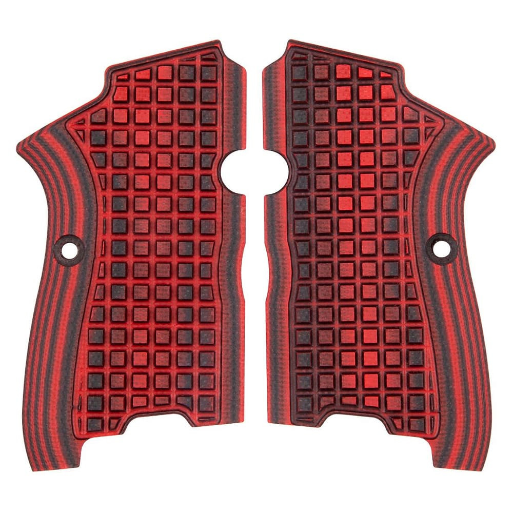 Kimber CDS9 Frag Texture Red/Black Pistol Grips 4200631 - Kimber