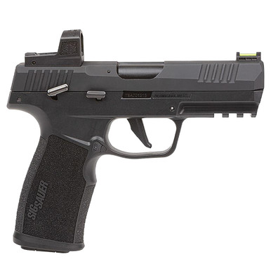 Sig Sauer P322 BLACK ROMEO-RS 22LR 4" Bbl SAO Fiber Optic Adjustable Sights Black Polymer Grip Pistol w/(2) 20rd Poly Mags 322C-B-RS - Sig Sauer