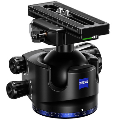 Zeiss Sport Optics Zeiss L-55 Low-Profile 55mm 90 Degrees of Angle Adjustments w/Multiple Controls Ballhead for Pro Series Tripods 2708-889 in Black - Zeiss Sport Optics