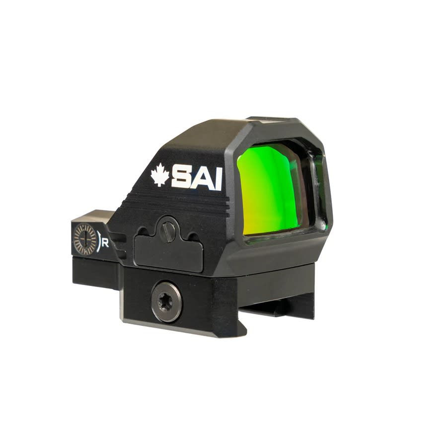 SAI Optics Mini Red Dot Sight 3MOA w/ Low Profile Rail Grabber Mount SAI-MRD-03-L - SAI Optics