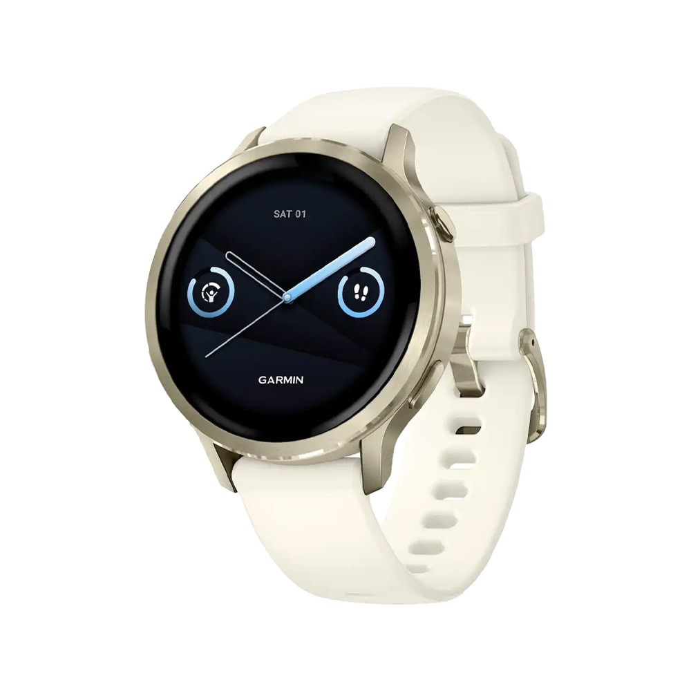 Garmin Venu 4 41mm Beige w/Lunar Gold + Bone Advanced Health and Fitness Smartwatch 010-03013-00 - Garmin