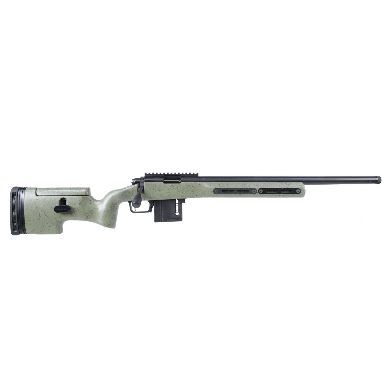Vudoo Gun Works Gen2 Rem 700 .22 LR 22" Bbl Bart MTU 1/2-28 20MOA RB M-LOK M5 DBM 510 v2 Elite Hunter Thin Curv Shoe RAV-V22-RH-BLK-22TBS-GBRB-OBW in - Vudoo Gun Works