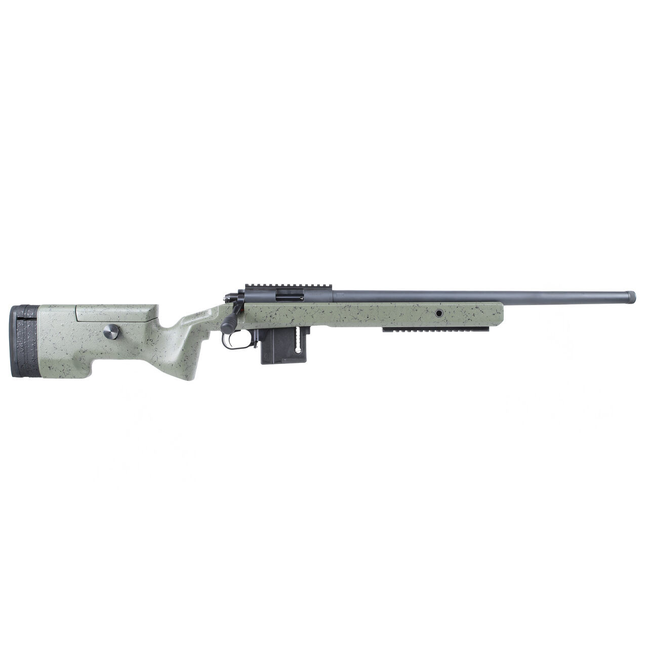 Vudoo Gun Works Ravage McMillan U-1 22" Thrd Bbl 360 BA Olive w/Black Web Stock RAV-V22T-RH-SG-22TBS-U1-OBW - Vudoo Gun Works