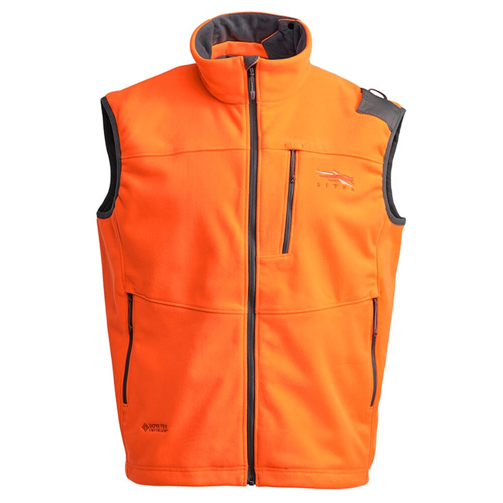 Sitka Gear Stratus Vest Blaze Orange Medium 50243-BL-M, M - Sitka Gear