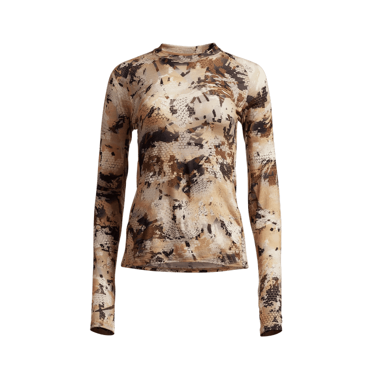 Sitka Gear Waterfowl Marsh Women's CORE Merino 120 Long Sleeve Crew Top Large 600169-WL-L - Sitka Gear