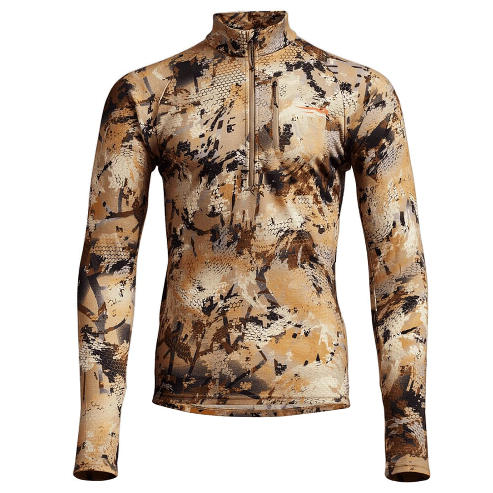 Sitka Gear Waterfowl Marsh CORE Merino 220 Half-Zip Pullover Large 600207-WL-L, L - Sitka Gear