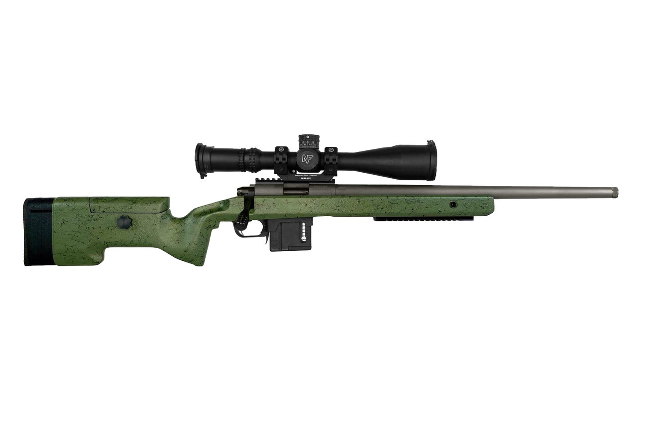 Vudoo Gun Works Gen2 McMillan U-1 .22 LR 20" Bbl Bart MTU 1/2-28 30MOA LH 510 V2 Elite H V22 Bottom Metal Ext Mag Rls RAV-V22-LH-BLK-20TBS-U1-VCAM in - Vudoo Gun Works