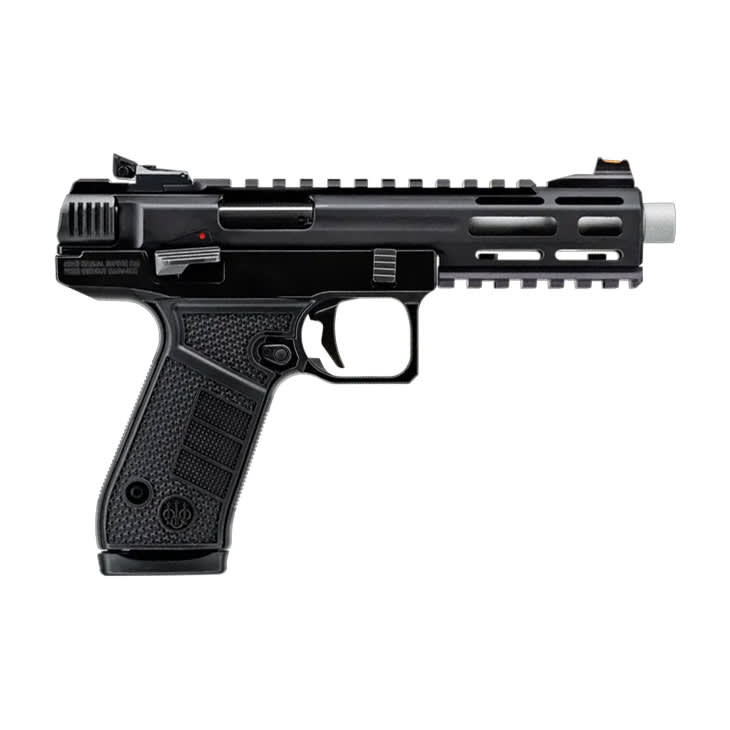 Beretta B22 Jaguar Tac Metal w/Threaded Barrel .22LR 5.25" Bbl Black Competition Handgun w/(2) 10 Mags JB22TACMET10