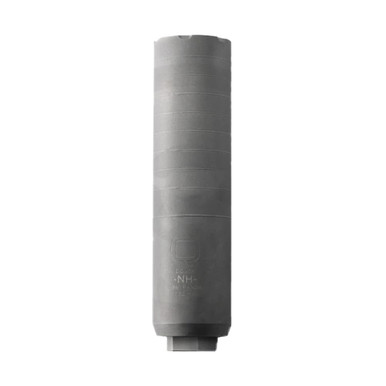 Q, LLC. Trash Panda 7.62mm Ti 1.75" OD X 6.9" L Bead Blasted Rearend Included Silencers SIL-TP-QUICKIE-762-RE in Natural Titanium - Q, LLC.