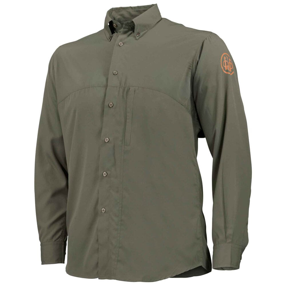 Beretta Buzzi LS Shooting Shirt Green 3XL LT011T15550715XXXL - Beretta