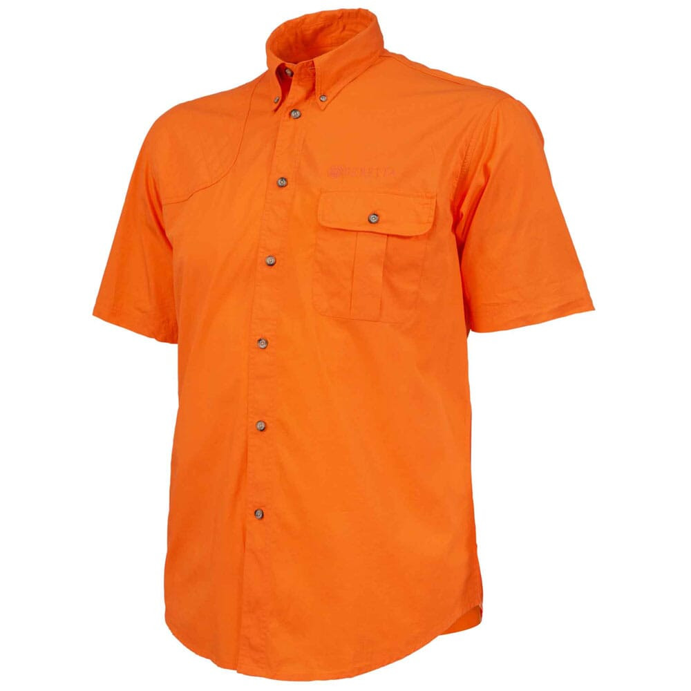 Beretta TM SS Shooting Shirt Orange Small LU162075610025S - Beretta