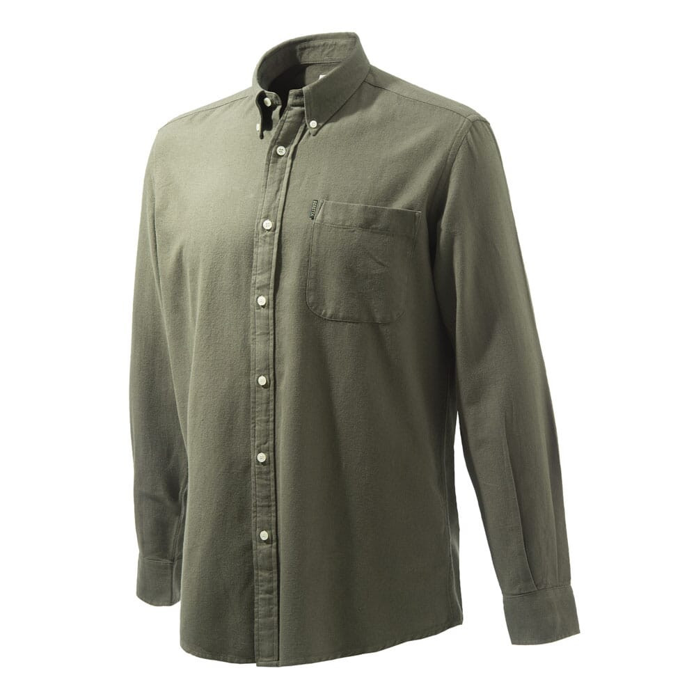 Beretta Winter Button-Down Shirt Green Sage Medium LU641T1643073TM - Beretta