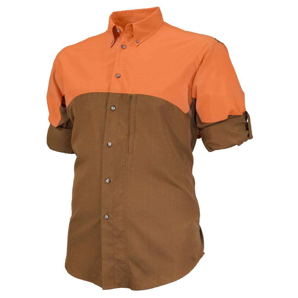 Beretta Covey TM Tech Field Shirt Tobacco/Blaze Orange Small LU701T15550850S - Beretta