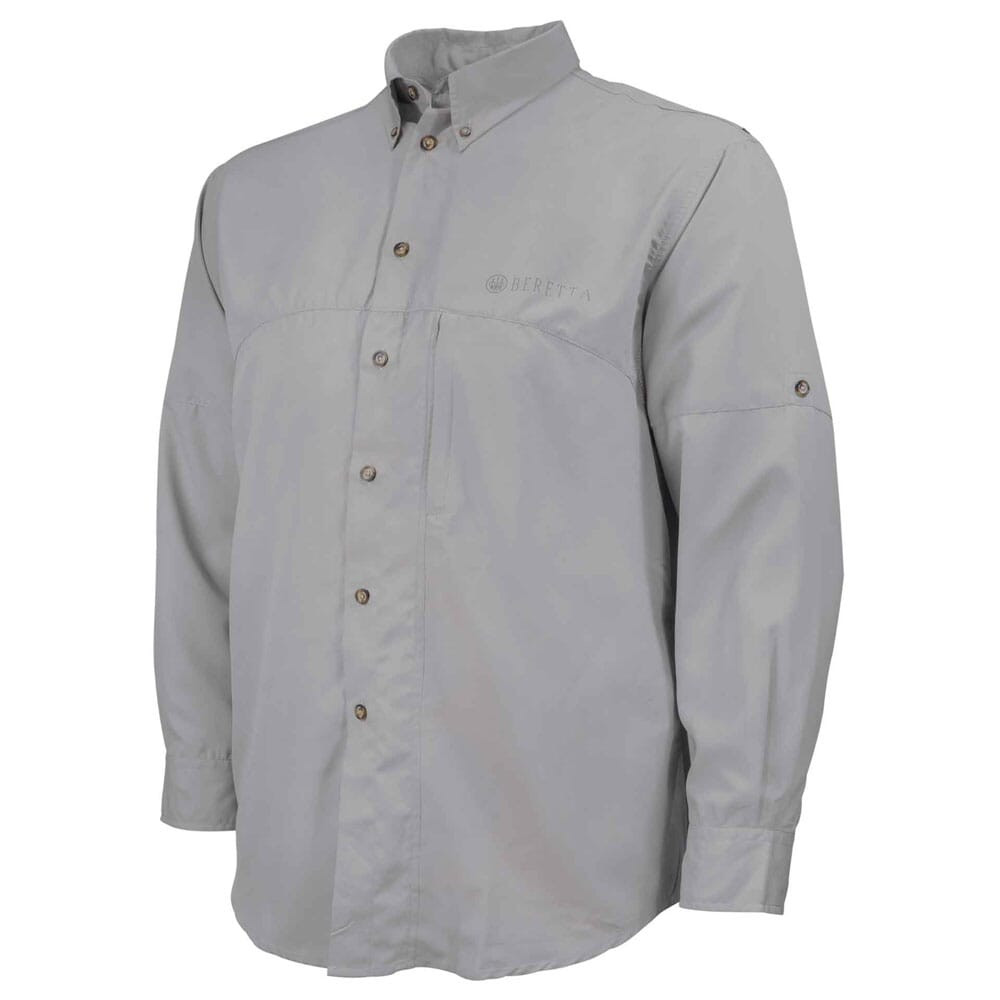 Beretta Covey TM Tech Field Shirt Light Grey 3XL LU701T15550966XXXL in Gray - Beretta