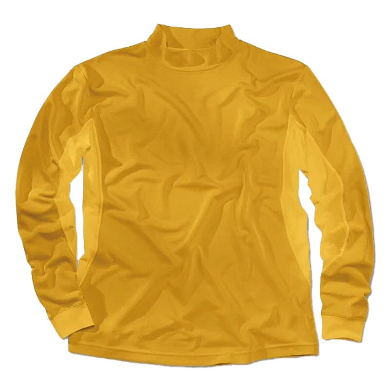 Beretta Women's Bamboo LS Turtleneck Mango Large MD8872510208L Top in Yellow - Beretta