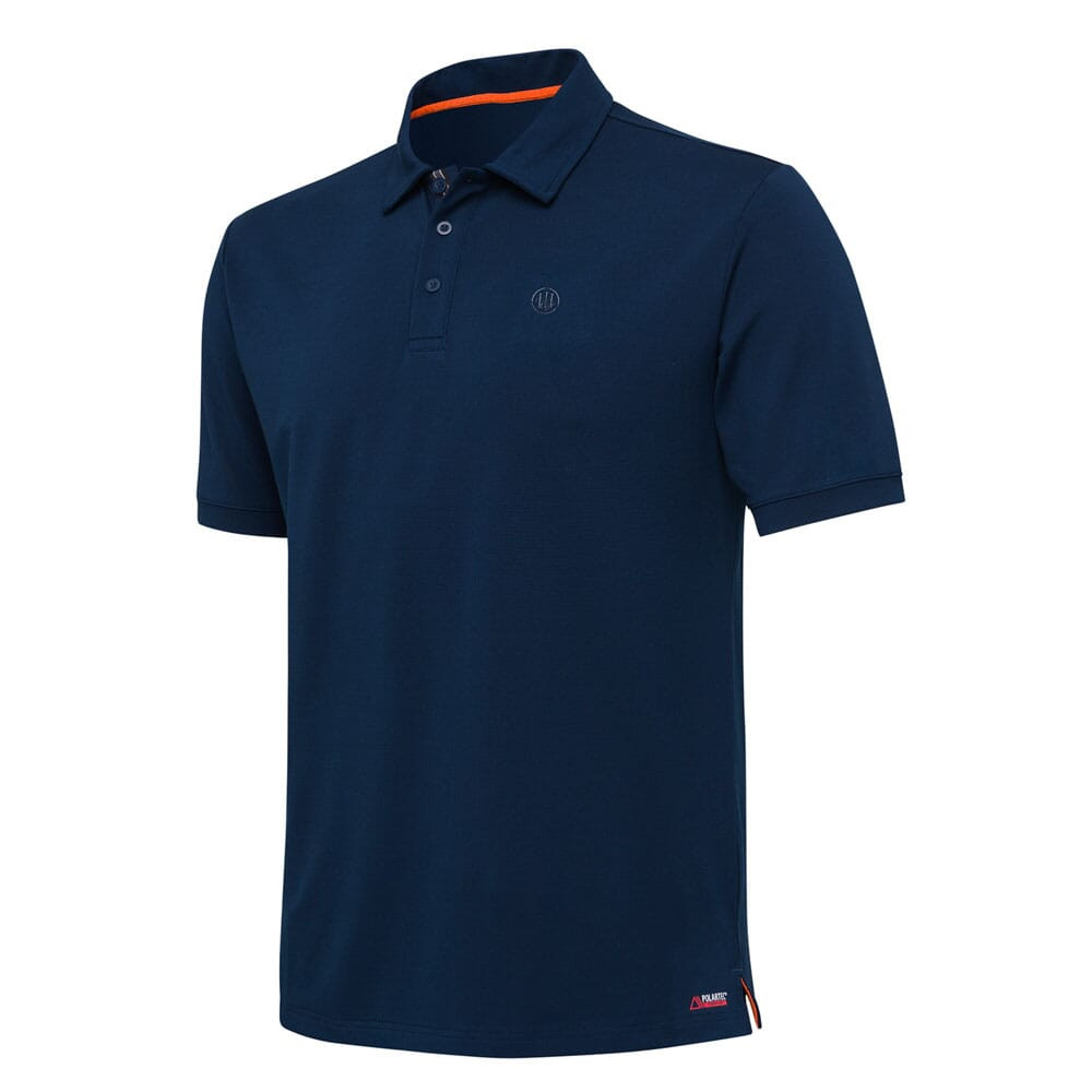 Beretta Bamboo Tech Polo Blue Total Eclipse 3XL MT1072510504XXXL Top - Beretta