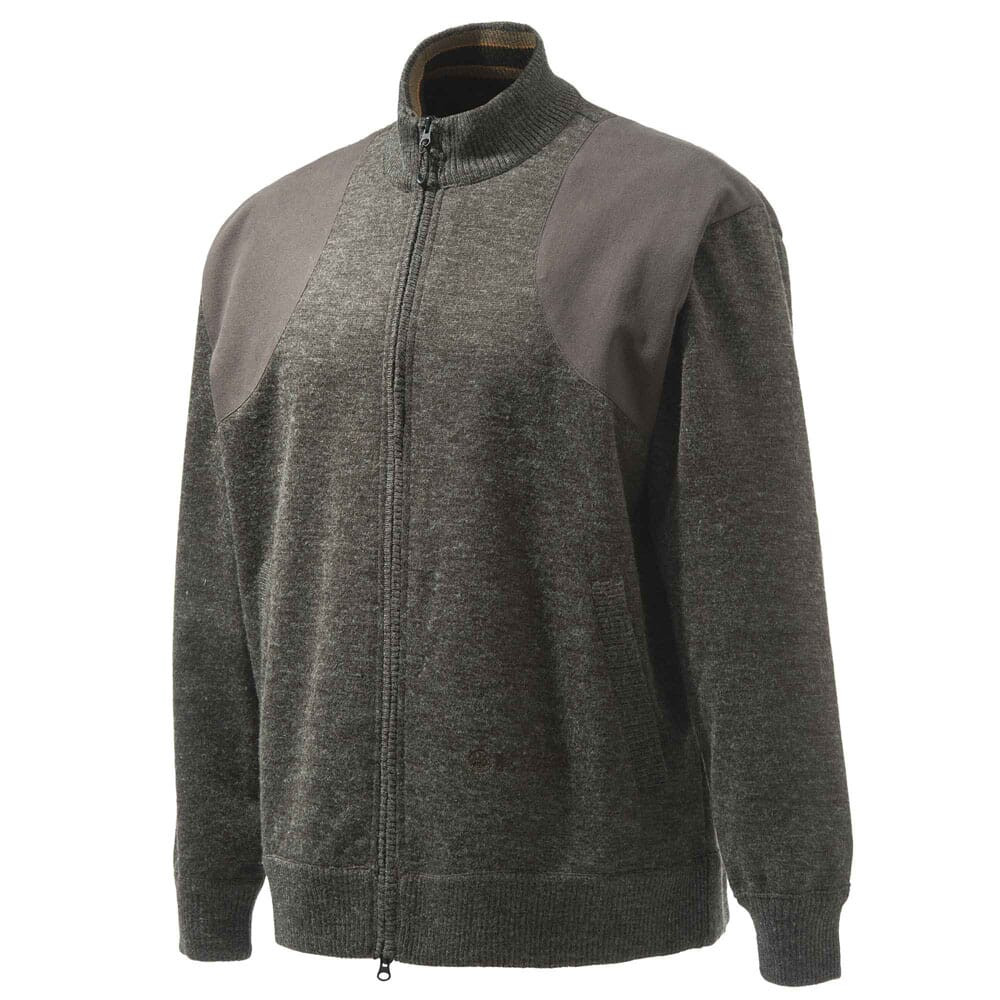 Beretta Honor Windstop Full-Zip Sweater Dark Brown Small PU501T16560869S - Beretta