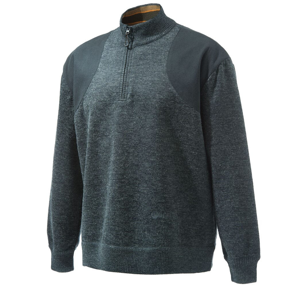 Beretta Honor Windstop Quarter-Zip Sweater Dark Grey Small PU511T16560963S in Gray - Beretta