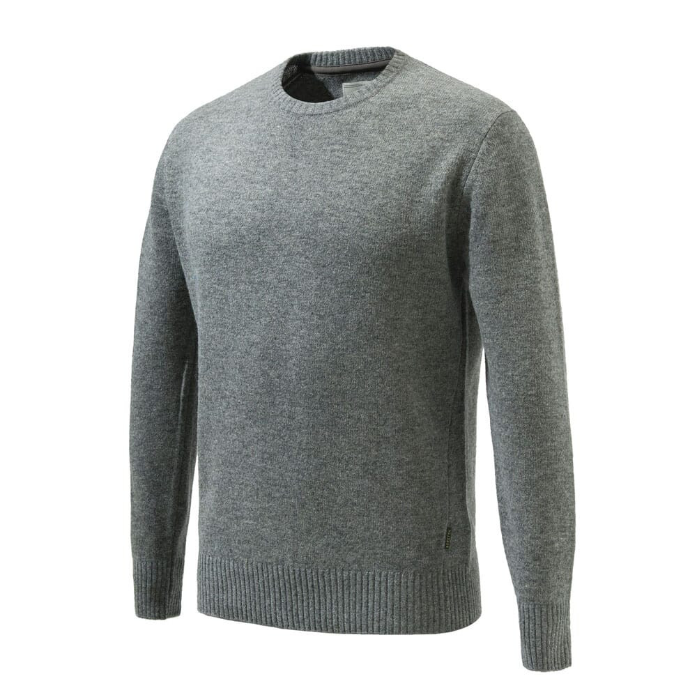 Beretta Devon Crewneck Sweater Grey Mel 3XL PU551T19990905XXXL in Gray - Beretta