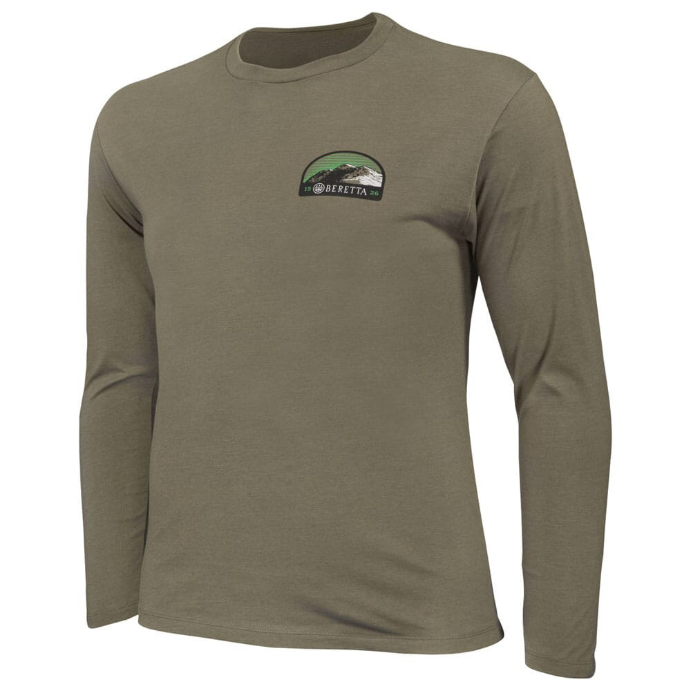 Beretta Peak Elevation LS T-Shirt Green Small TS200T18900715S - Beretta