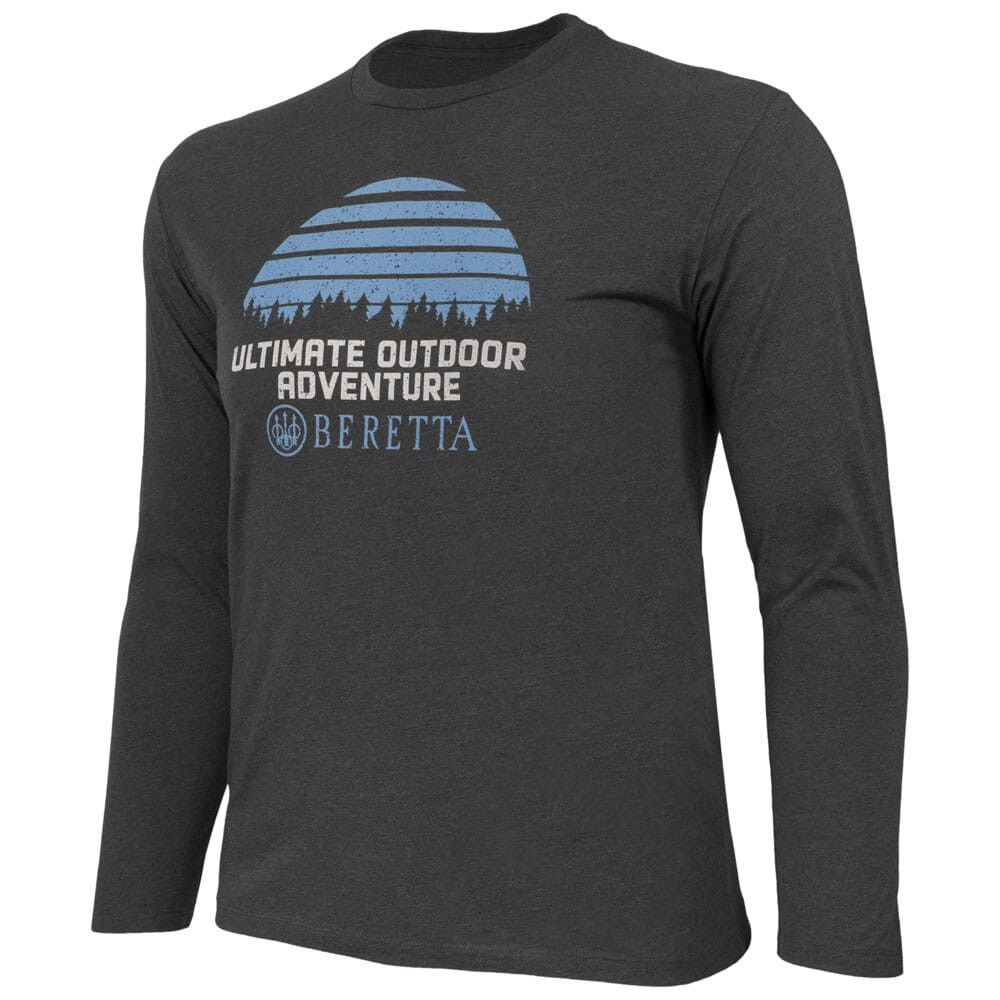 Beretta UOA LS T-Shirt Charcoal Large TS209T18900093L Top - Beretta
