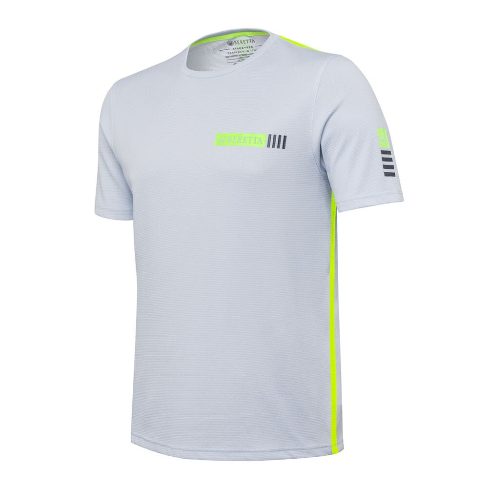 Beretta Stripe T-Shirt Ice Grey 2XL TS961T214509SUXXL Top - Beretta