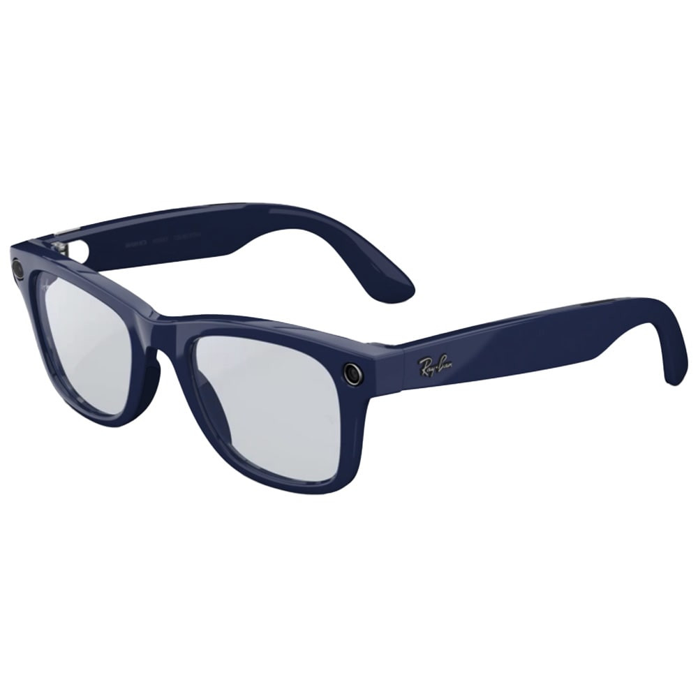 Ray-Ban Meta Wayfarer Glasses Shiny Cosmic Blue Transitions Sapphire 0RW4012-6628MF-50 - Ray-Ban