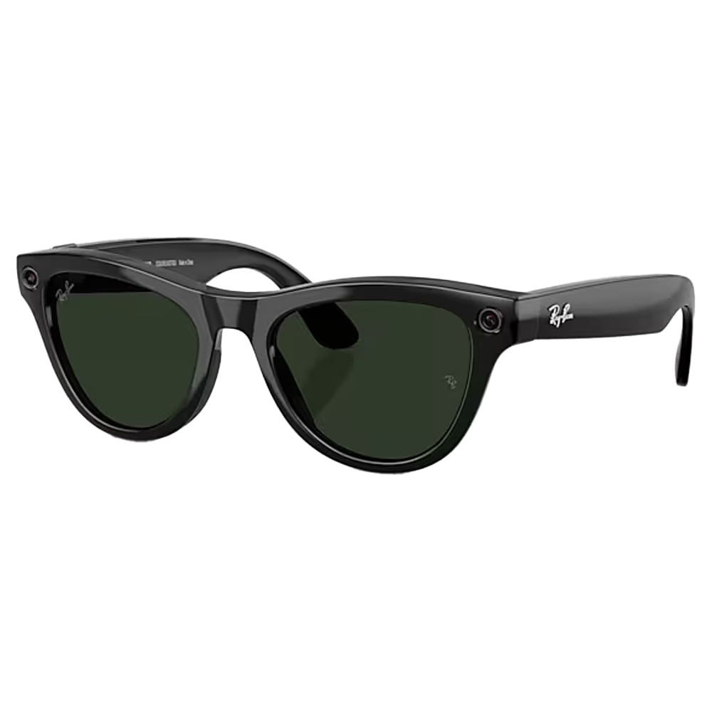 Ray-Ban Meta Skyler Shiny Black Transitions Graphite Green 0RW4014-601/1M-52