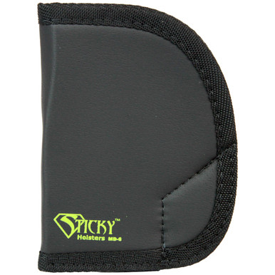 Sticky Holsters Medium IWB/Pkt & Ambi Snubby and J Frame Revolvers up to 2.25" Bbl Sticky Holster MD-5 in Black