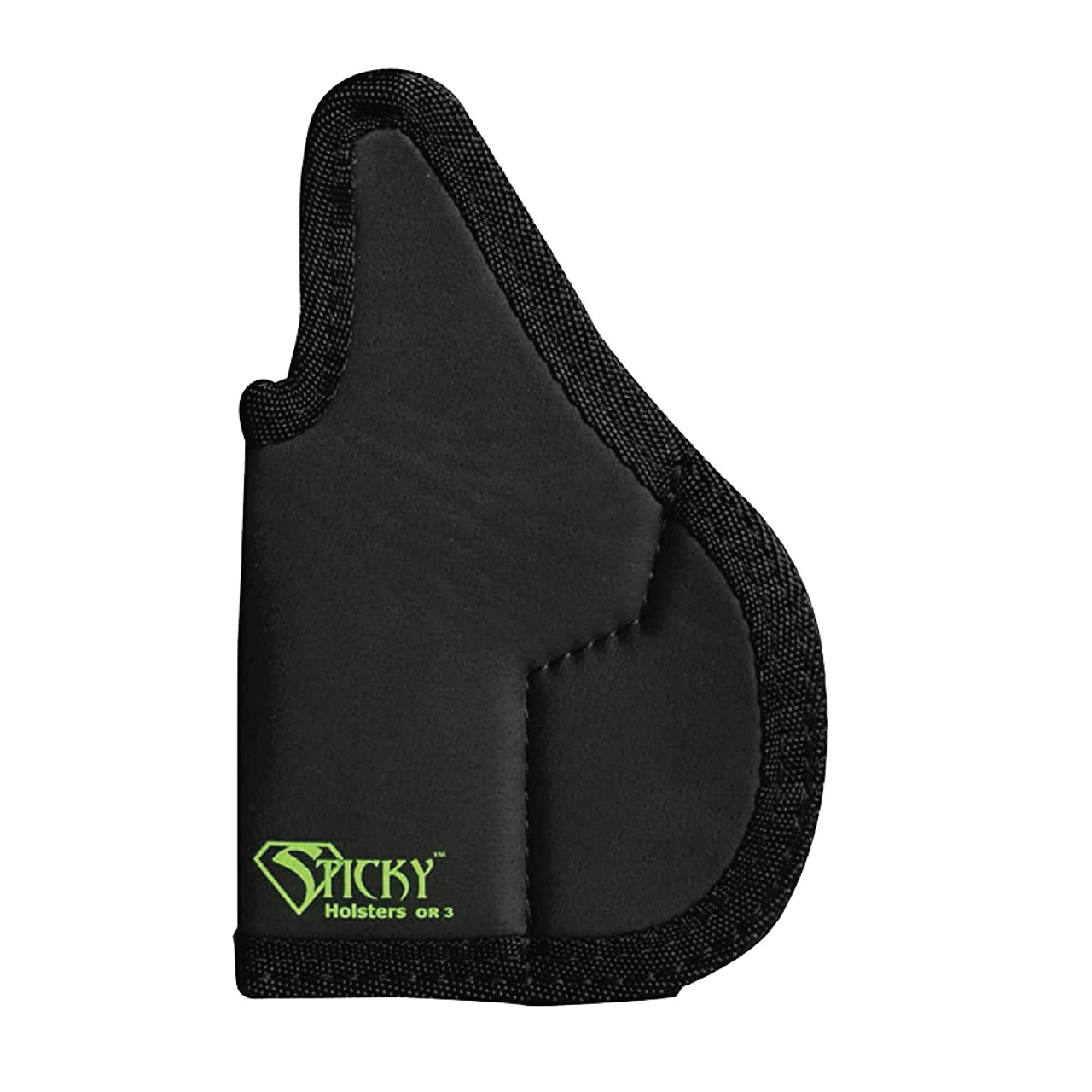 Sticky Holsters Optics Ready IWB/Pkt & Ambi Micro Handguns w/Optics, Sig P938, Kimber Micro 9 w/Light/Laser Sticky Holster OR-1 Mod in Black