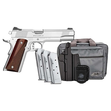Kimber .45 ACP Stainless LW 1911 Pistol, Rosewood Club Bundle 3700852 - Kimber