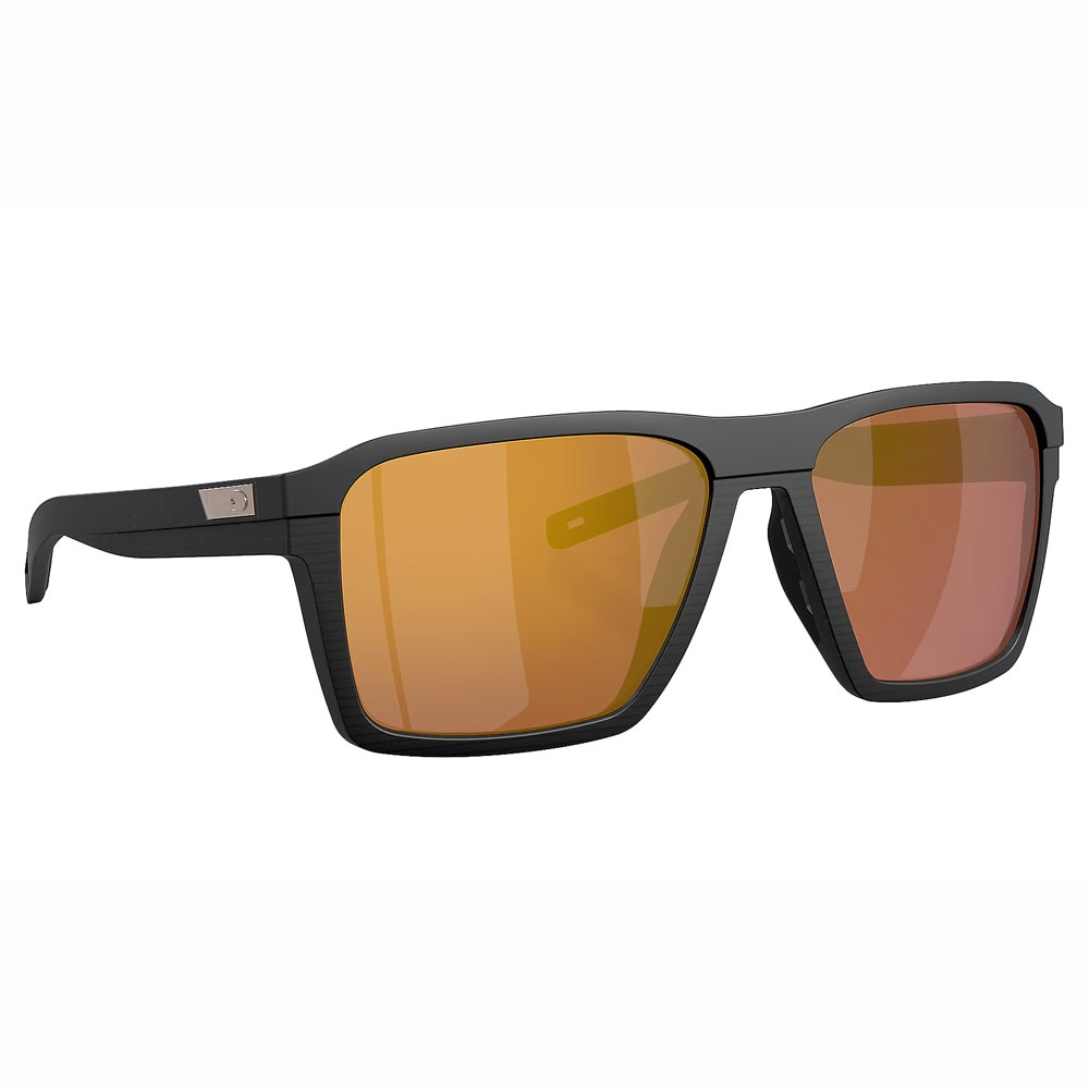 Costa Del Mar Costa World Ocean Day Antille Netplus Black Frame Sunglasses W/Gold Mirror 580G Lenses 06S9083-90830658 - Costa Del Mar