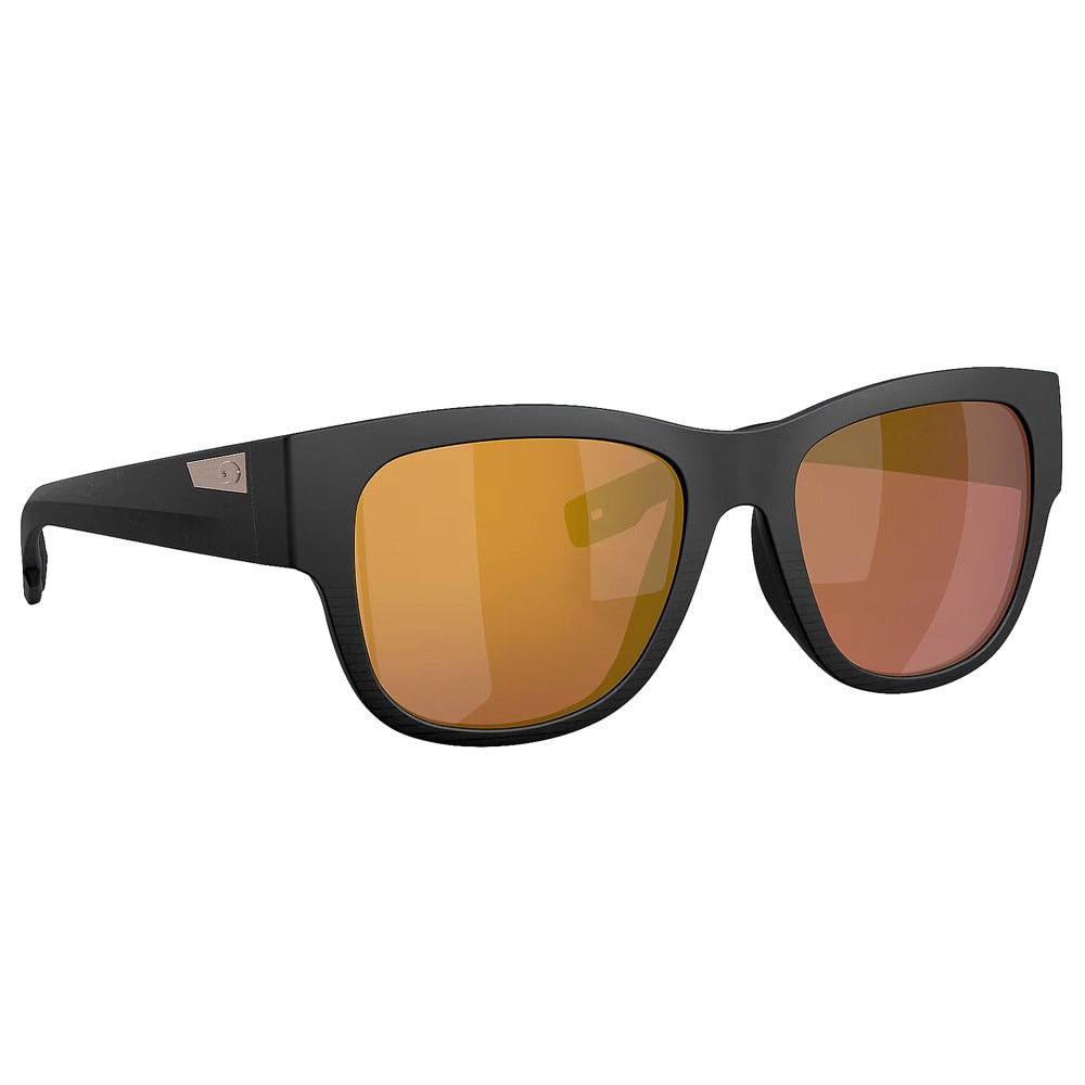 Costa Del Mar Costa World Ocean Day Caleta Netplus Black Frame Sunglasses W/Gold Mirror 580G Lenses 06S9084-90840755 - Costa Del Mar