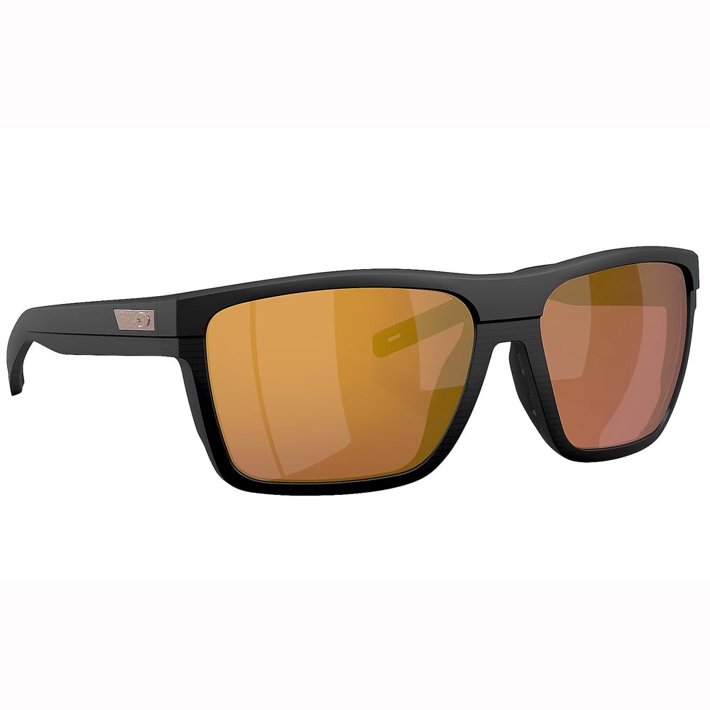 Costa Del Mar Costa World Ocean Day Pargo Netplus Black Frame Sunglasses W/Gold Mirror 580G Lenses 06S9086-90860761 - Costa Del Mar