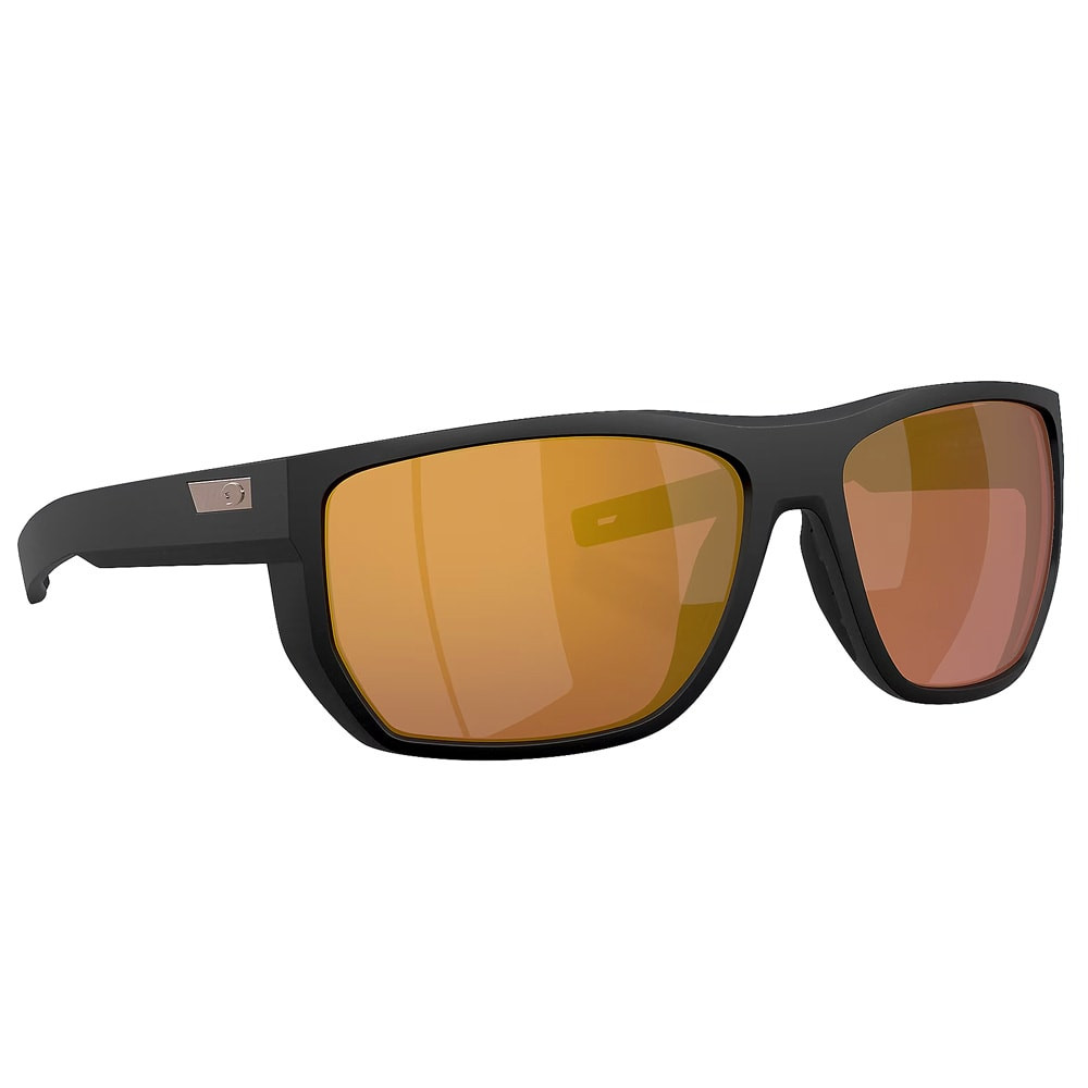Costa Del Mar Costa World Ocean Day Santiago Netplus Black Frame Sunglasses W/Gold Mirror 580G Lenses 06S9085-90850663 - Costa Del Mar