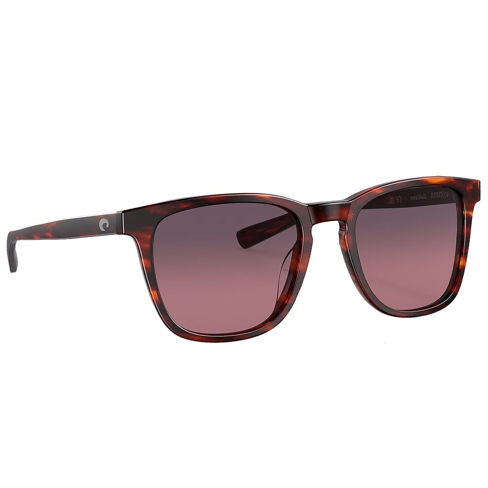 Costa Del Mar Costa Sullivan Matte Tortoise Frame Sunglasses w/Rose Gradient 580G Lenses 06S2002-20021952 - Costa Del Mar