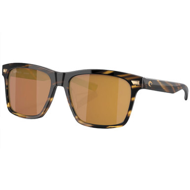 Costa Del Mar Costa Aransas Tortoise Frame Sunglasses w/Gold Mirror 580G Lenses 06S2005-20051558 - Costa Del Mar