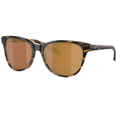Costa Del Mar Costa Catherine Tortoise Frame Sunglasses w/Gold Mirror 580G Lenses 06S2012-20120557 - Costa Del Mar