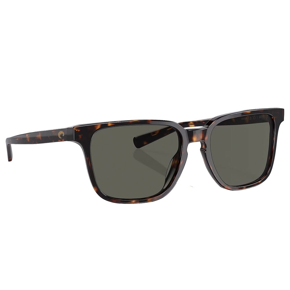 Costa Del Mar Costa Kailano Tortoise Frame Sunglasses w/Gray 580G Lenses 06S2013-20130353 - Costa Del Mar