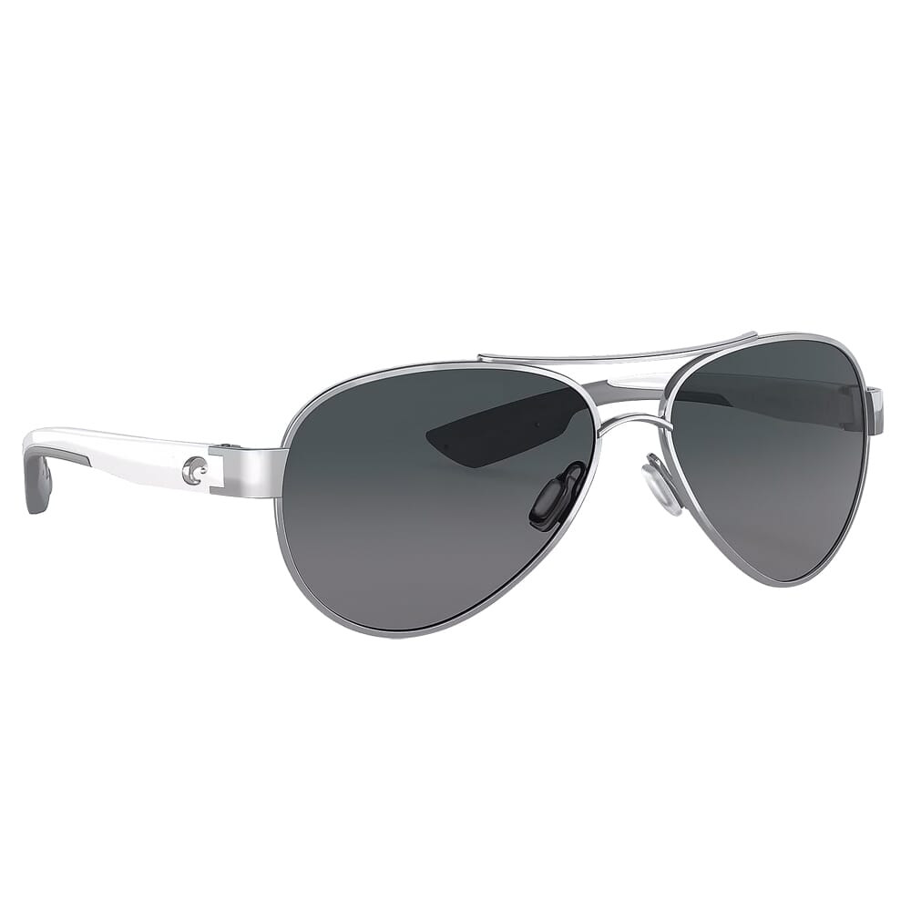 Costa Del Mar Costa Loreto Palladium Frame Sunglasses w/Gray Gradient 580G Lenses 06S4006-40063456