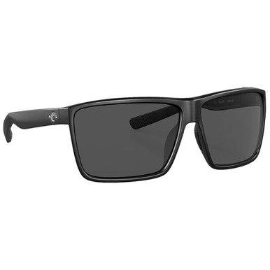 Costa Del Mar Costa Rincon Black Frame Sunglasses w/Gray 580P Lenses 06S9018-90183863 - Costa Del Mar