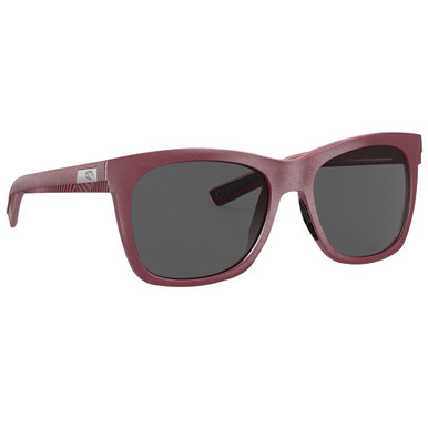 Costa Del Mar Costa Caldera Net Plum Frame Sunglasses w/Grey 580G Lenses 06S9028-90280655 - Costa Del Mar