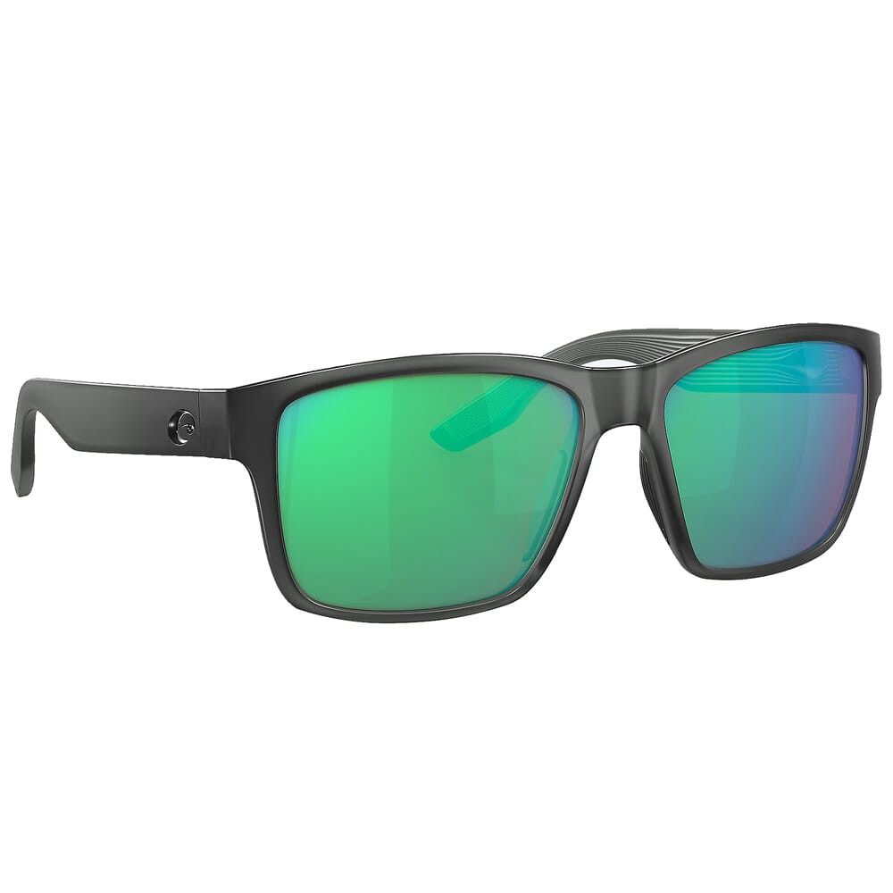 Costa Del Mar Costa Paunch Smoke Crystal Sunglasses w/Green Mirror 580G Lenses 06S9049-90490457 - Costa Del Mar