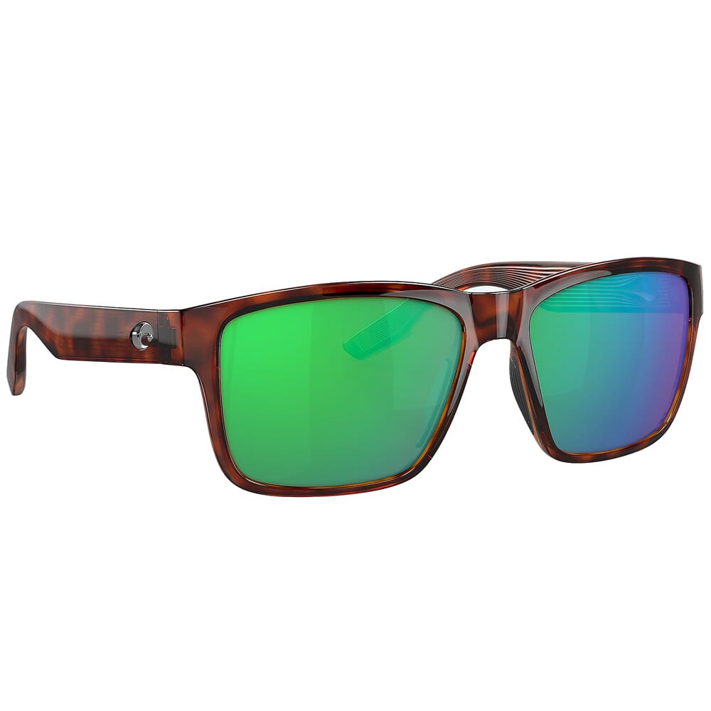 Costa Del Mar Costa Paunch Tortoise Sunglasses w/Green Mirror 580P Lenses 06S9049-90490657 - Costa Del Mar